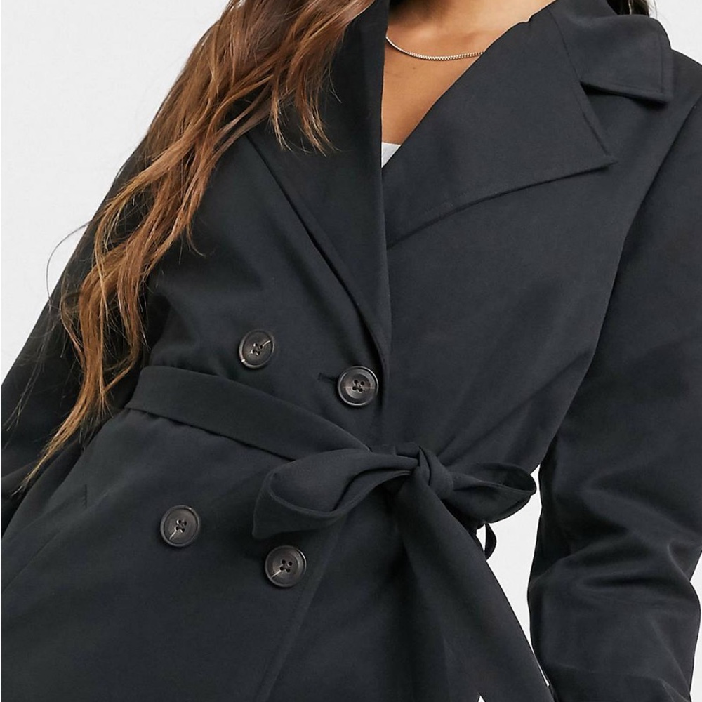 Vero Moda black trench coat